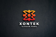 Network & Connection X Letter Logo, a Branding & Logo Template by Design_Planet (Thumbnail 2 of 2)