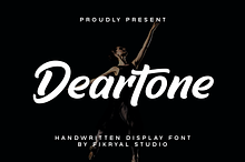Deartone – Handwritten Display Font