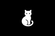 Black Cat Silhouette Vector Feline, an Animal Illustration by Vectorium Studio (Thumbnail 2 of 4)