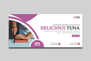 Bluefin Tuna Social Media Banner, a Social Media Template by Designgrove (Thumbnail 2 of 3)