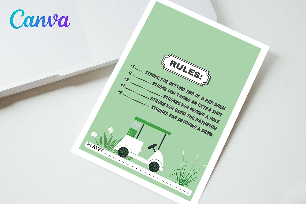 Pub Golf Crawl Scorecard, a Templates & Theme by iloveTemplate (Photo 3 of 3)