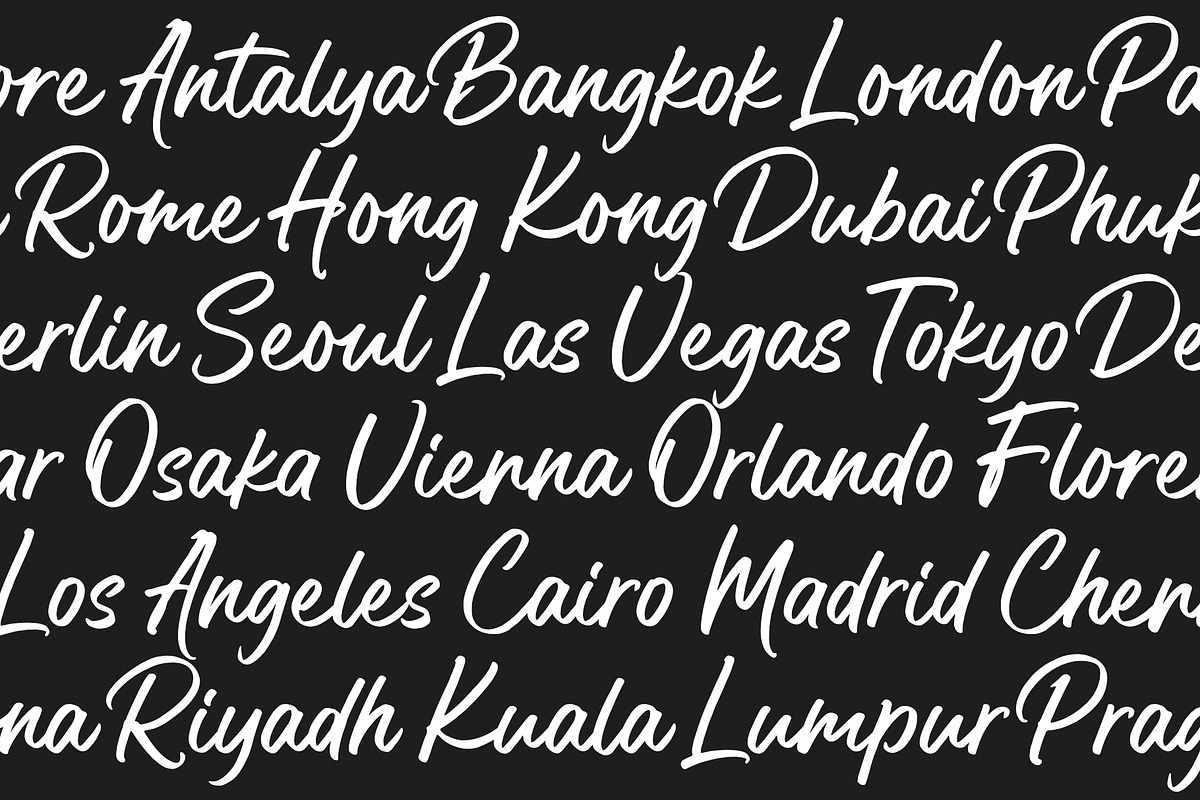 Black Hat Font, a Script Font by trustha (Photo 10 of 10)