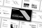 Minimal Fashion Brand Guidelines, a Presentation Template by Mighty-Slide (Thumbnail 1 of 4)