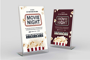 Movie Night Flyer Template