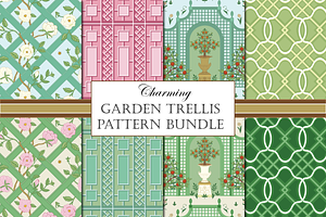 Garden Trellis Pattern Bundle