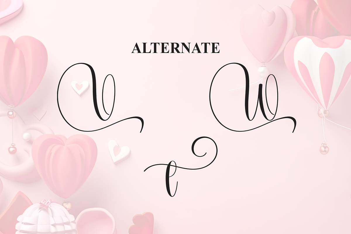 Valentine | Script Font, a Handwritten Font by Scratchones (Photo 7 of 9)