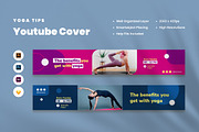 Yoga Tips Youtube Cover, a Social Media Template by Rahardi Creative (Thumbnail 1 of 4)