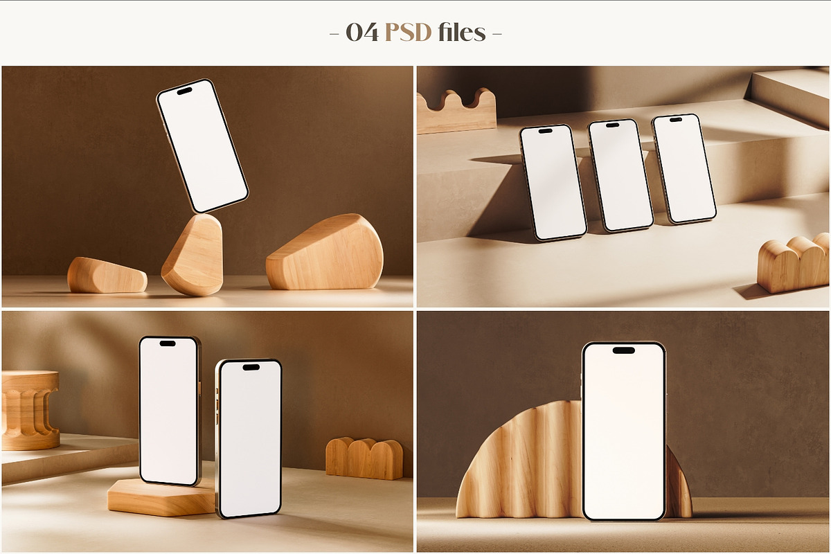 Set 04 iPhone Mockups, an iPhone Mockup by TandemStock (Photo 3 of 4)