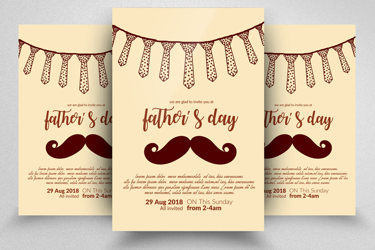 Super Dad Father Day Flyer Template, a Poster Template by Design Up (Photo 1 of 3)