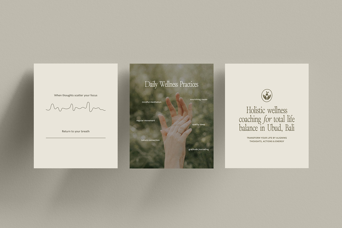 Holistic Wellness Template - Canva, a Social Media Template by Willoe Studio (Photo 8 of 11)
