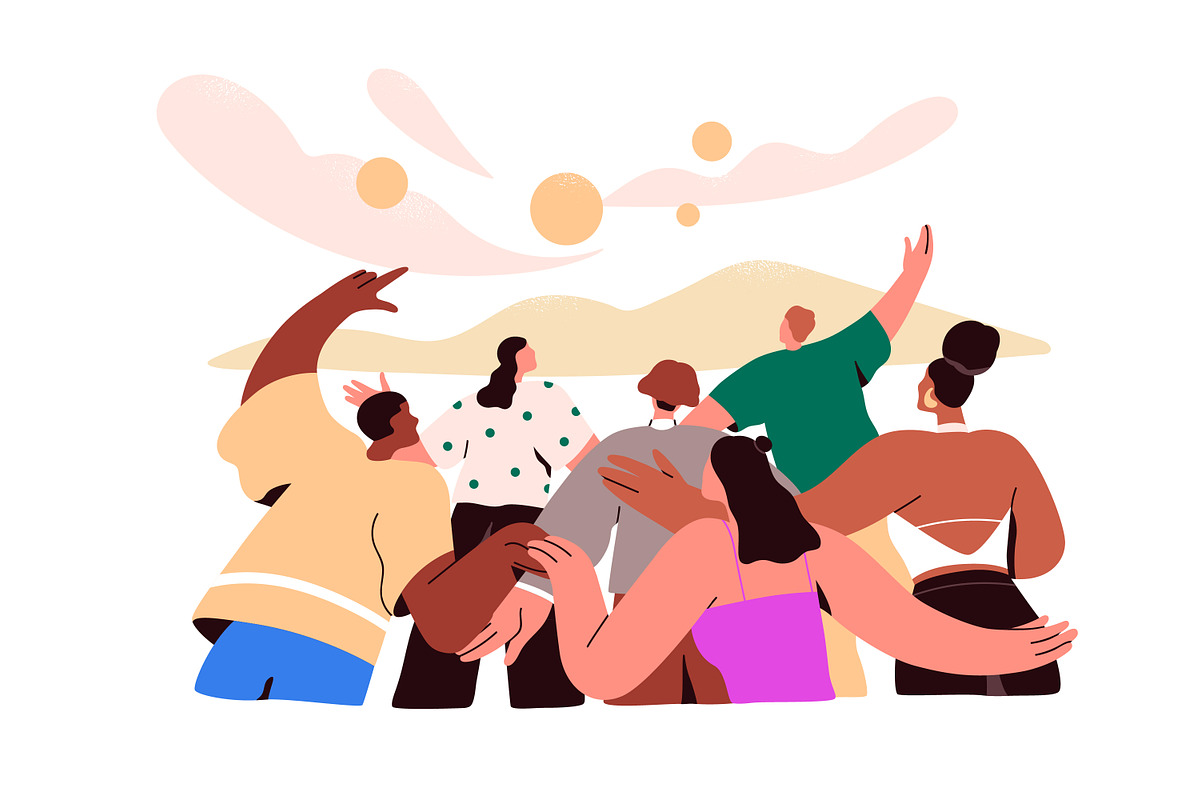 People striving for success, target, a Person Illustration by Good Studio (Photo 2 of 6)