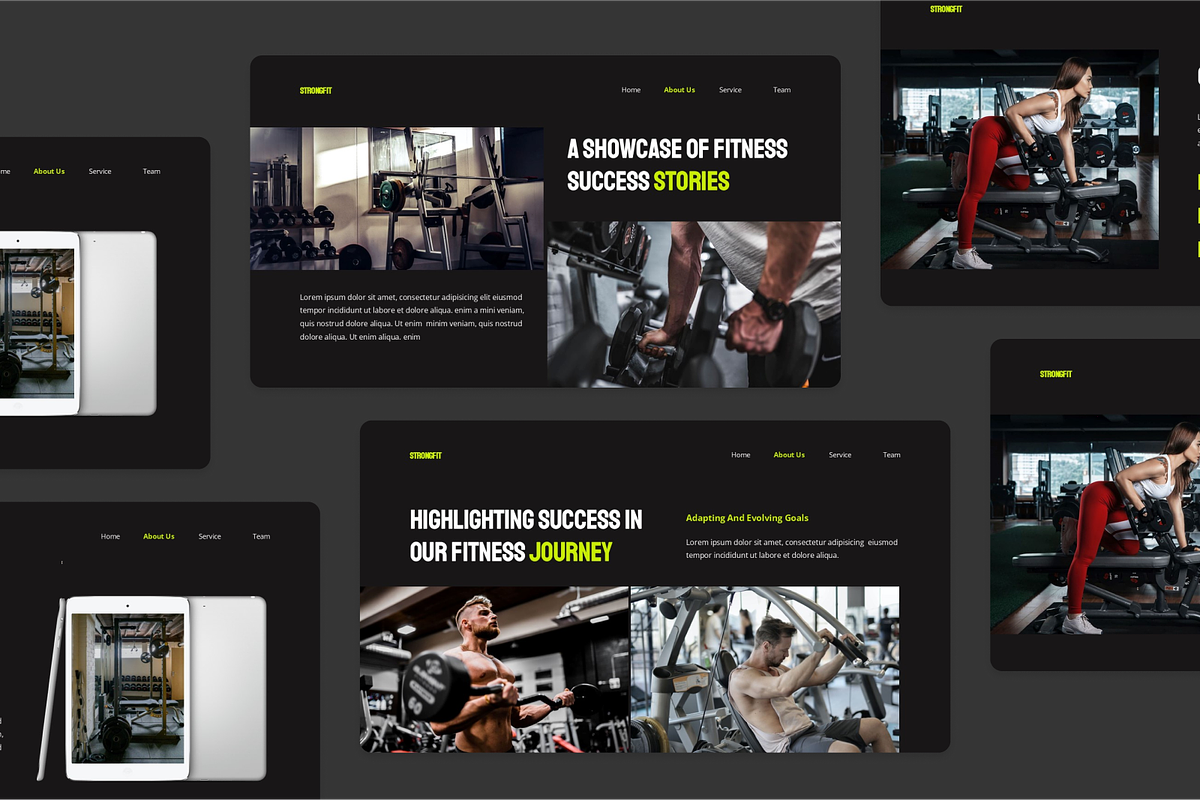Strongfit Fitness & Gym Keynote, a Presentation Template by Annora Studio (Photo 3 of 5)