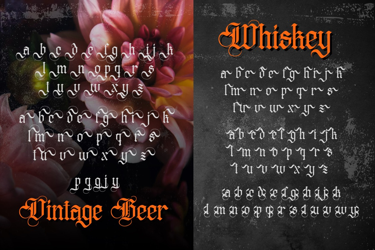 Distropiax - Modern Blackletter Font, a Blackletter Font by Dhabee (Photo 7 of 15)