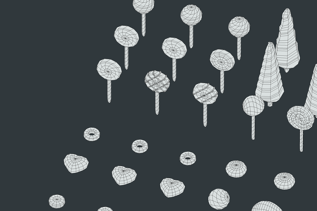 Candy Land - Animation Asset, an Environmental 3D Model by Polydactyl (Photo 23 of 36)