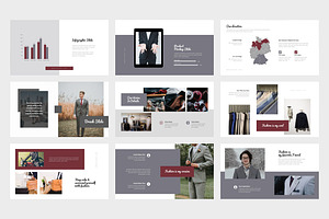 Dozoa Classy Menswear Google Slides