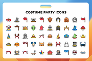Costume Party Icons, a Duotone Icon by Wencory (Thumbnail 1 of 3)