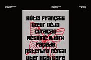Arvenadora - Blocky Display Font, a Sans Serif Font by Indotype Foundry (Thumbnail 5 of 10)