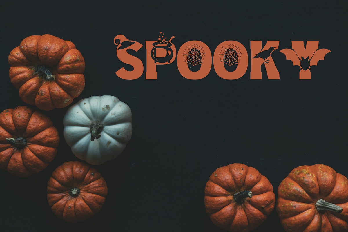Halloween Silhouette Font, a Font by vladocar (Photo 7 of 7)