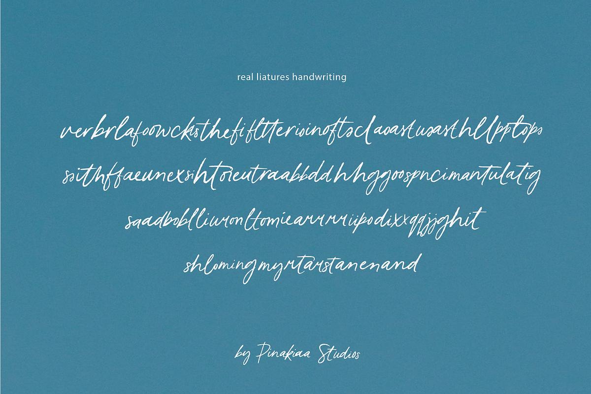 Mollina Blossom Handwritten, a Handwritten Font by Pinakiaa Studios (Photo 8 of 11)