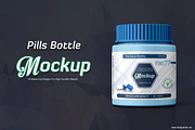 Pills Bottle Mockup, a Packaging Mockup by idesignstudio (Thumbnail 1 of 6)