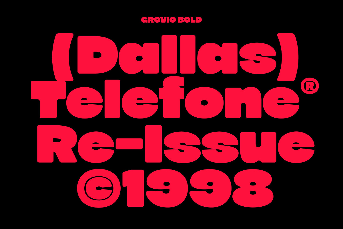 Grovio - Bold Dsiplay Font, a Sans Serif Font by limitype (Photo 4 of 12)