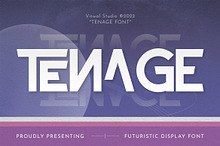 Tenage - Modern Font