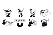 People and music, a Person Illustration by PureSolution (Thumbnail 2 of 6)