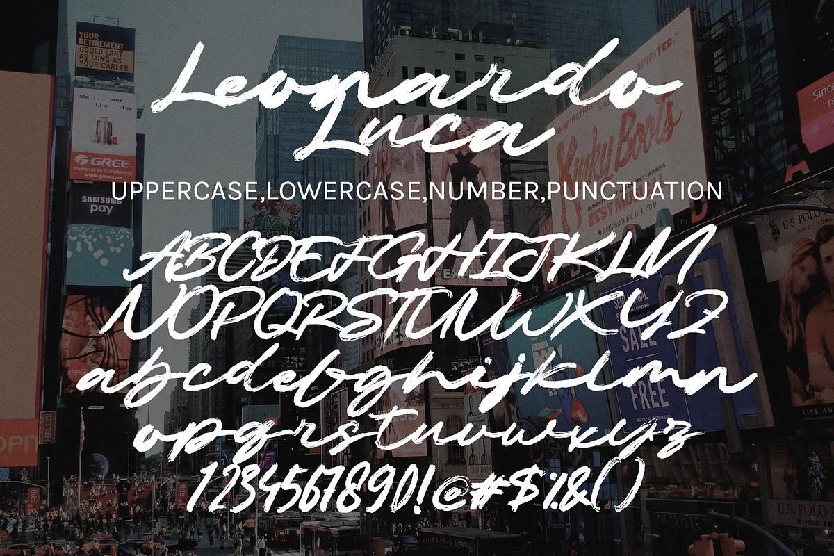 Leonardo Luca, a Handwritten Font by HaKi Studio (Photo 5 of 5)