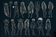 Space Goddesses. The birth of energy, an Illustration by Chikovnaya (Thumbnail 11 of 15)