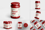 Food Jar Mock-up, a Packaging Mockup by zippypixelstudio (Thumbnail 1 of 8)