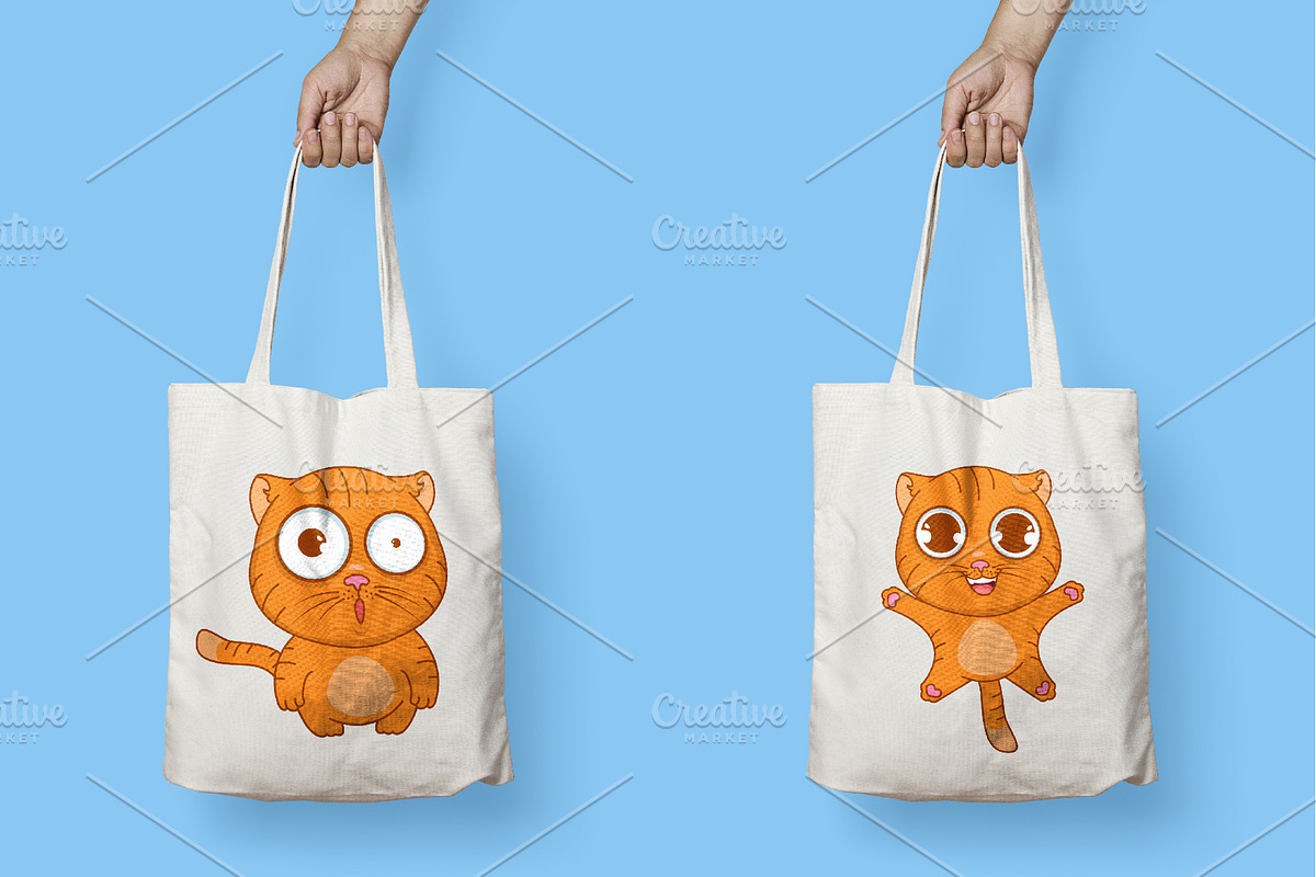 Funny Cat Stickers & prints, an Animal Illustration by VioSilent (Photo 5 of 5)