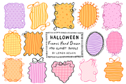 Halloween Frames PNG Clipart Bundle, a Seasonal Illustration by LemonDesign (Thumbnail 1 of 3)