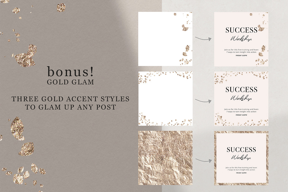Blush Vibes Instagram CANVA PSD, a Social Media Template by Edit & Go Templates (Photo 7 of 8)