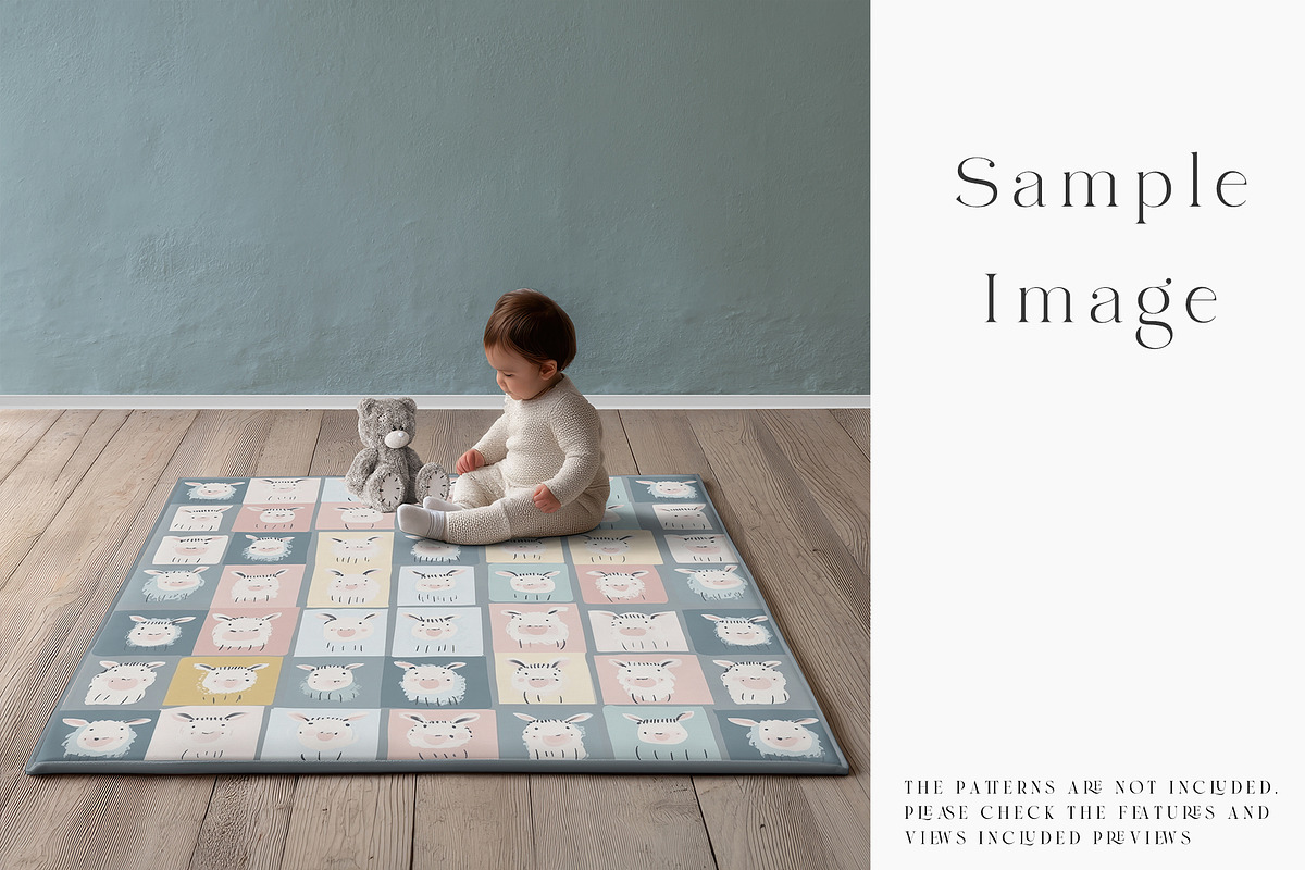 Baby Playmat Mockups 2 Shapes, a Product Mockup by mock-ups (Photo 41 of 50)