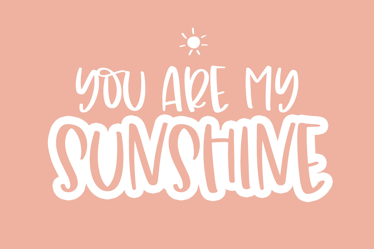 Georgia Peach - Handwritten Font, a Font by KA Designs (Photo 9 of 13)