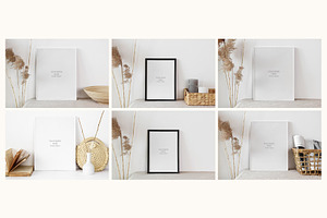 Photo Frame Mockup Bundle 21 Element