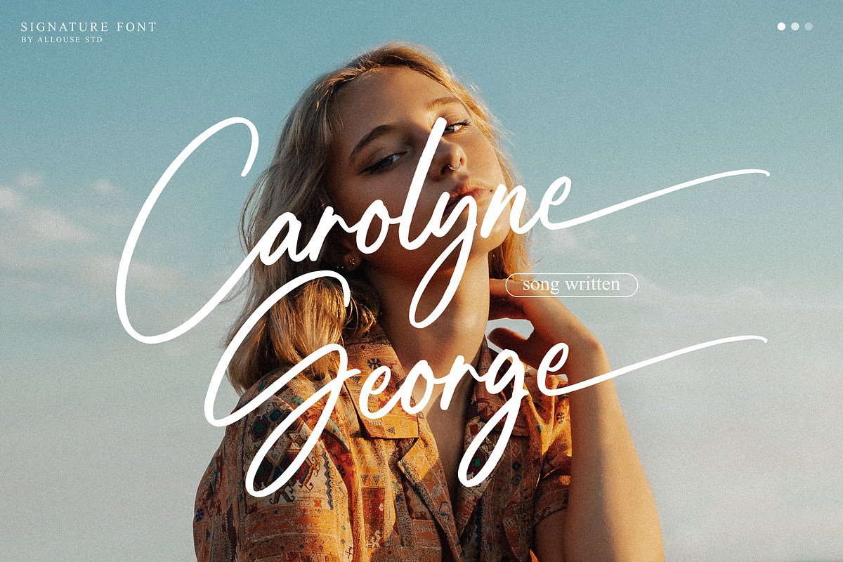 Gorgeouspen A Elegant Signature, a Script Font by Allouse Studio (Photo 6 of 10)