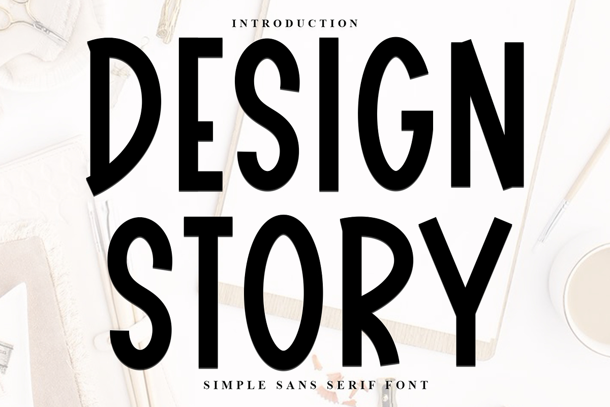 Design Story, a Script Font by InermediaSTUDIO (Photo 1 of 7)