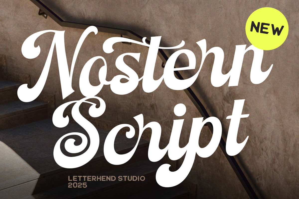 Nostern Script, a Script Font by Letterhend Studio (Photo 1 of 10)
