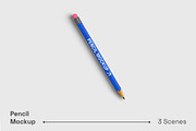 Pencil Mockup, a Pens & Pencil Mockup by renderstockmarket (Thumbnail 1 of 4)
