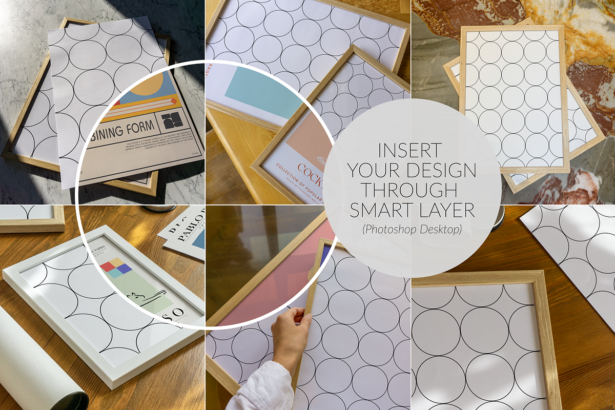Frame Mockup Close-Up Set 6 PSD, a Product Mockup by SigaSigaMockup (Photo 2 of 4)