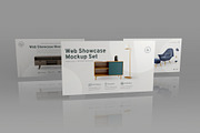 Web Showcase Mockup Set, an Advertising Mockup by MassDream (Thumbnail 9 of 18)
