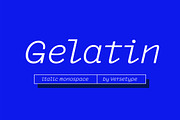 Gelatin Monospace, a Sans Serif Font by Versetype (Thumbnail 1 of 11)