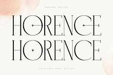 Horence  Ligature Serif Display