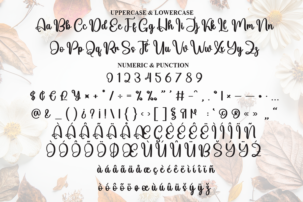 Autumn | Script Font, a Handwritten Font by Scratchones (Photo 7 of 9)