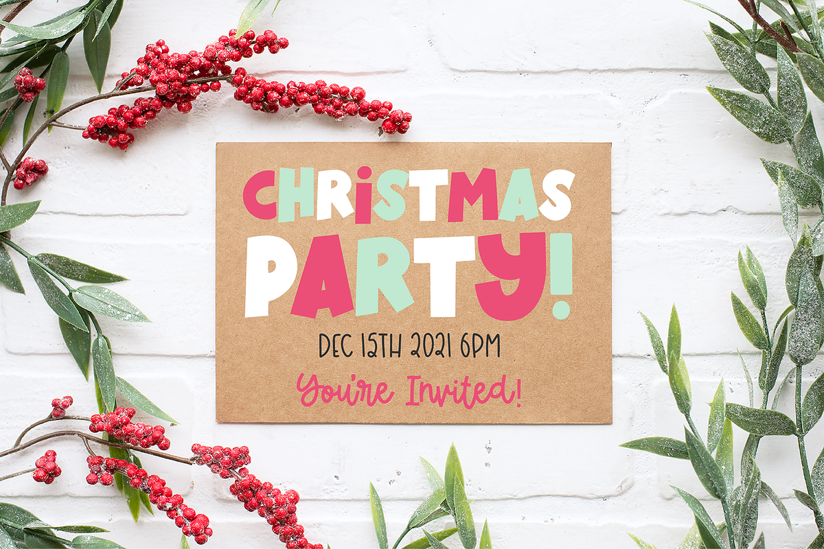 JOLLY CHRISTMAS Font Bundle, a Font by Blush Font Co. (Photo 5 of 16)