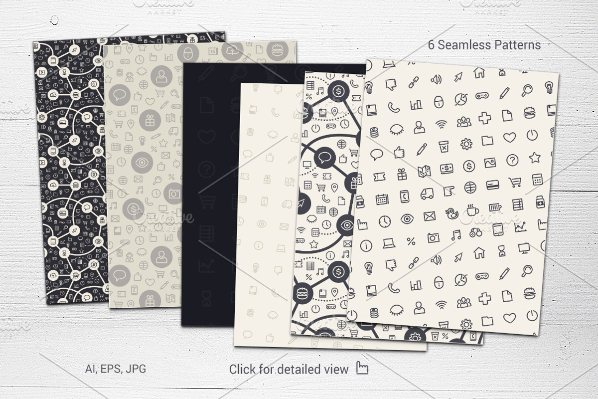 Set of Line Universal Icons preview 4