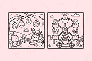 Bold & Easy Coloring Book Bundle, an Empty State Illustration by Neon Studio (Thumbnail 15 of 32)