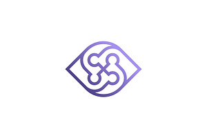 eye community people outline logo, a Branding & Logo Template by Rasagama Studio
