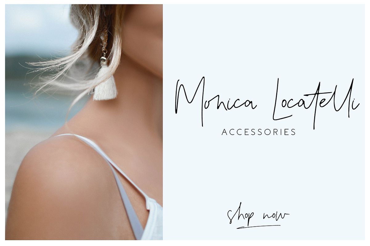 White Serenity Signature Font preview 4